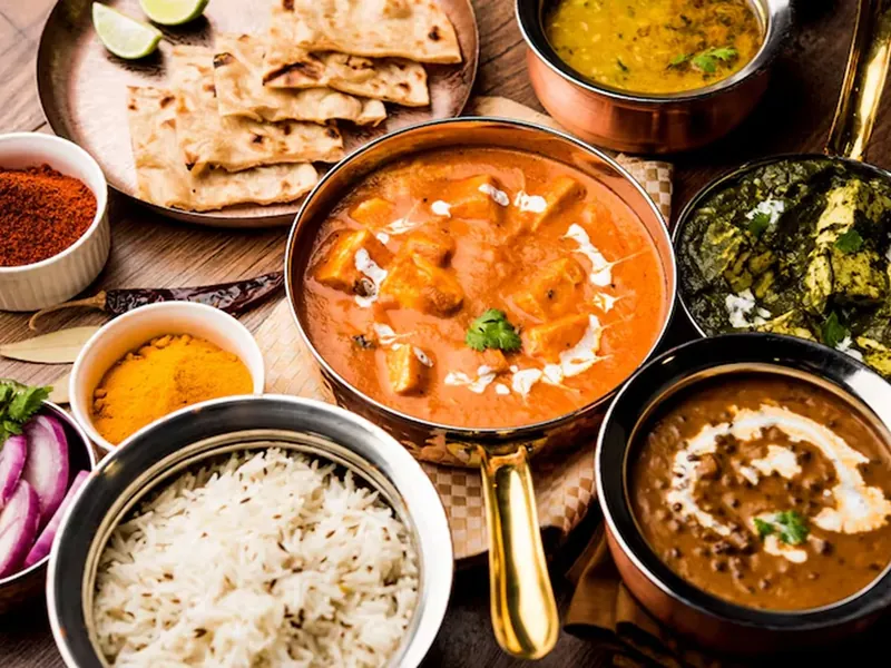 Hearty Punjabi cuisine with paneer and rich gravies
